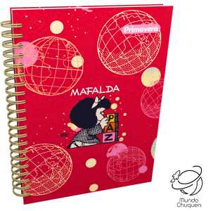 Cuaderno Argollado 7 materias Mafalda