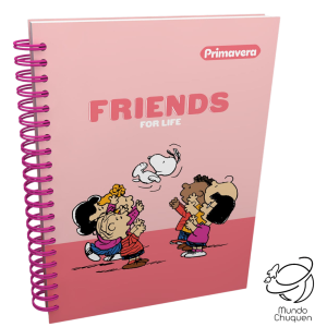 Cuaderno argollado 7 materias Snoopy
