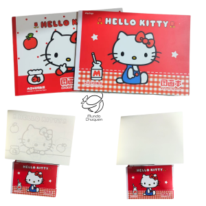 cuaderno dibujo-colorear hello kitty