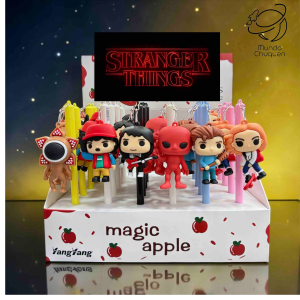Esfero stranger things x 6  con figura 3d