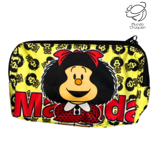 Cartuchera Mafalda 3 cremalleras