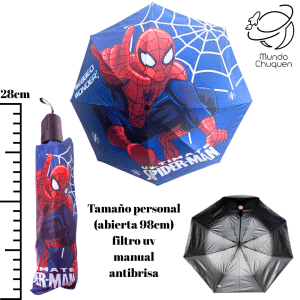 Sombrilla Spiderman Personal