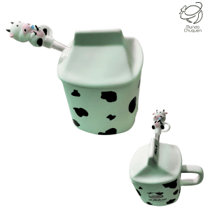 Mug Vaca  con pitillo