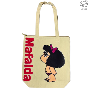Tote bag Mafalda con cremallera