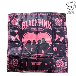Pañoleta Black pink 70x70