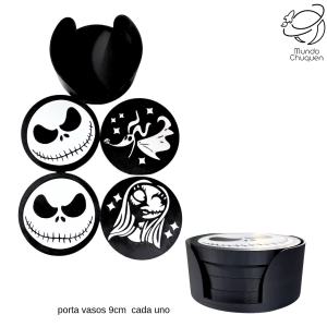 Porta vasos x 4 Jack  impresion 3d