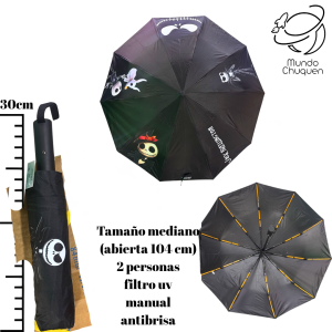 Sombrilla Jack mdiana reforzada automática filtro uv